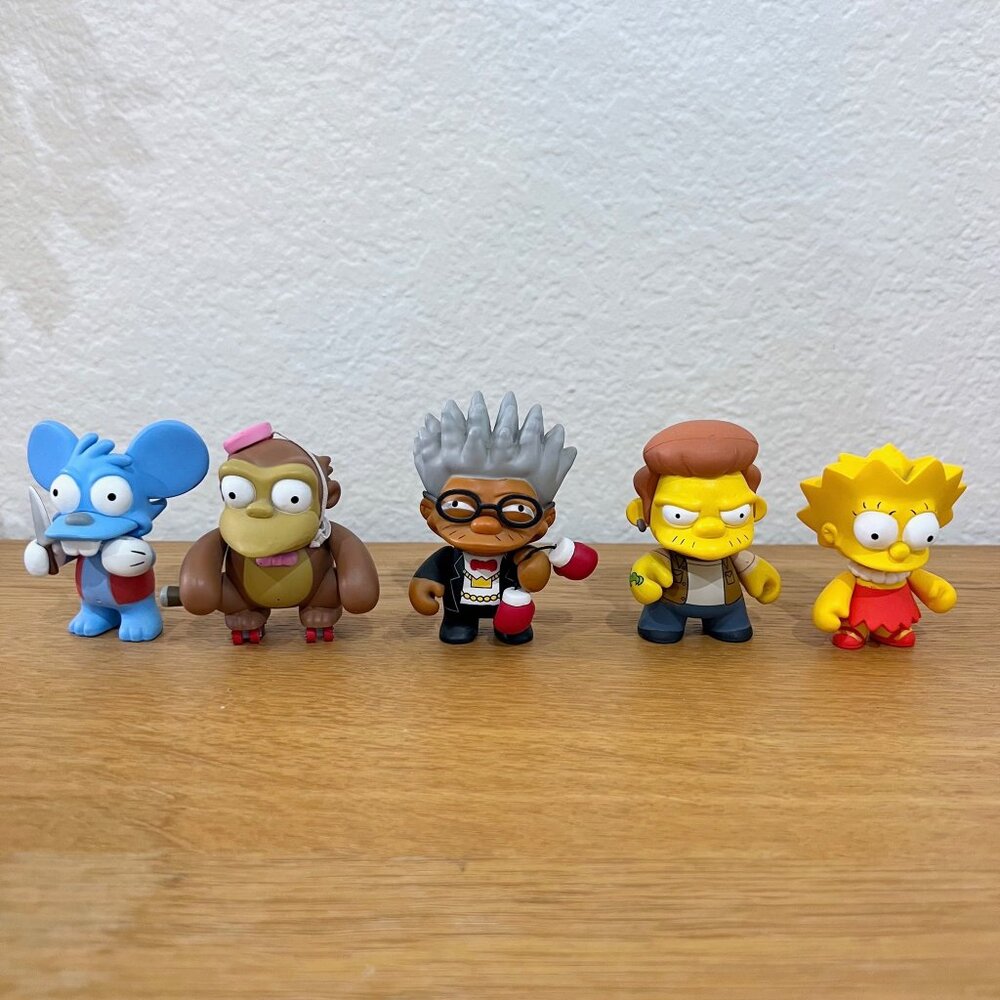 Kidrobot Series 1 3" Figure Lot Of 5 - Matt Groen… - image 1